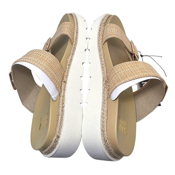 Madden NYC Flatform Sandals Adjustable Buckle Straps Women’s Size 8.5-11 Raffia - Picture 11 of 11